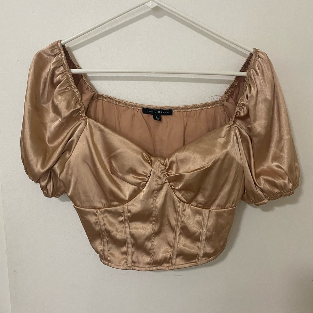 Haute Monde Corset Crop Top